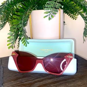 Burgundy Sweet Cat, Karen Walker Sunglasses